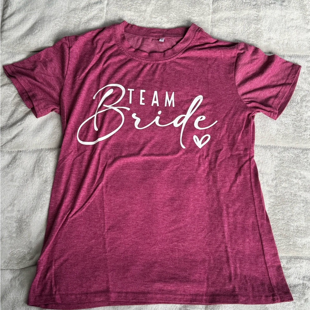 ⚠️Team Bride T-Shirt in Pink⚠️